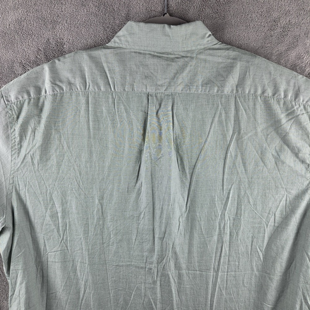 NWT J Crew Secret Wash Classic Fit Green Cotton Poplin Oxford Shirt Mens XL - Picture 7 of 13